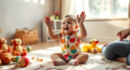 encouraging infant clapping activities