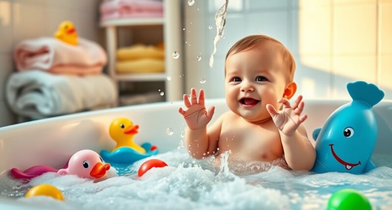 essential baby bath supplies