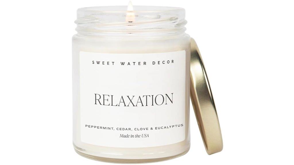 eucalyptus peppermint clove candle