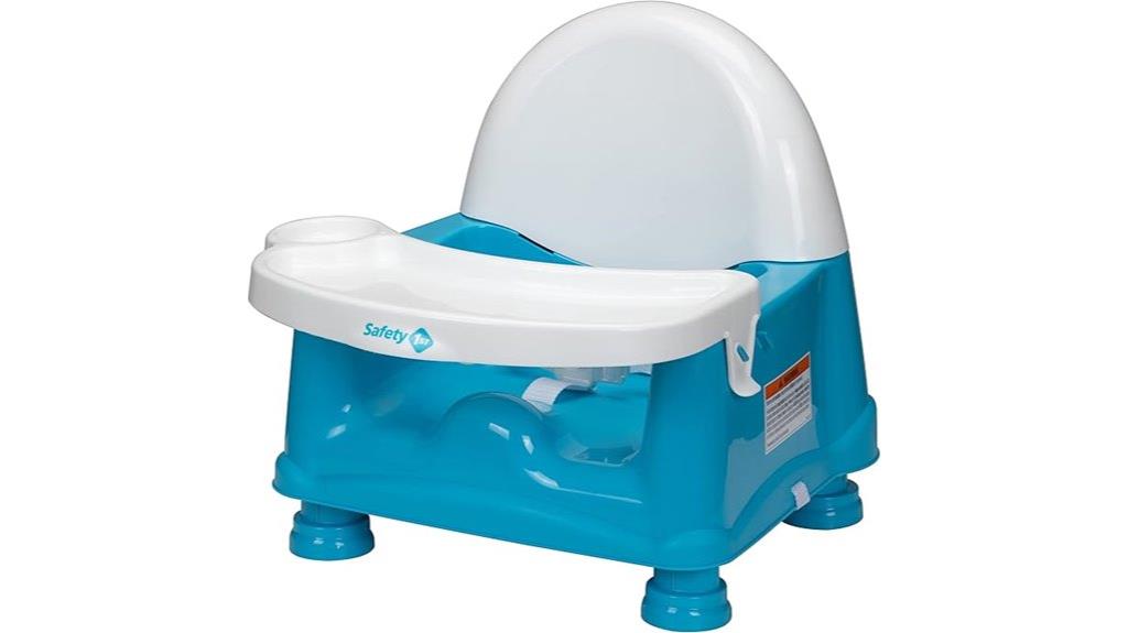 feeding booster with tray