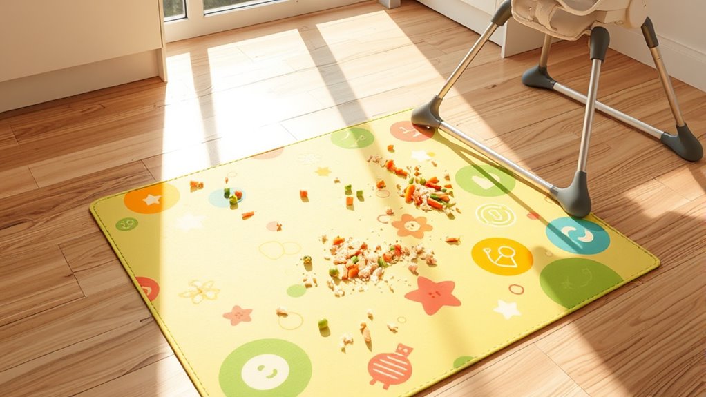 feeding mats for cleanliness