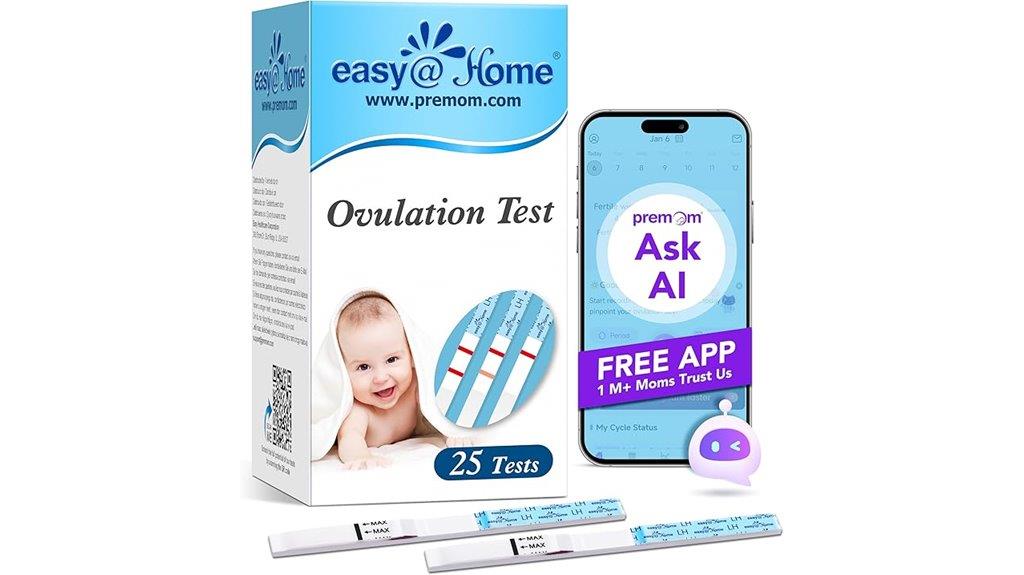 fertility test strips package