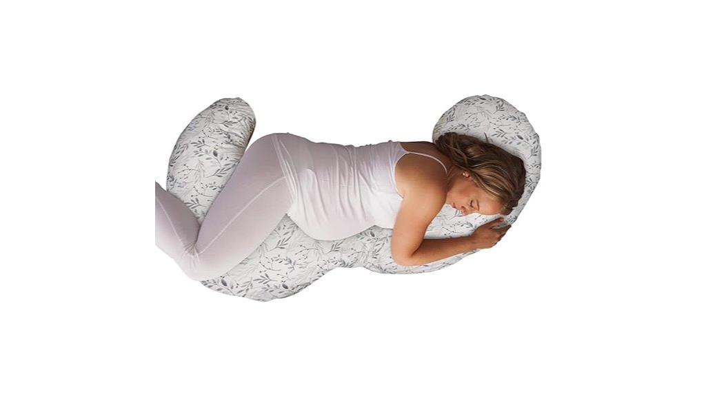 full body pregnancy support pillow