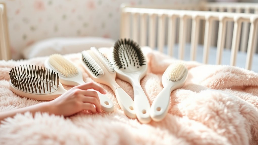 gentle baby hair brushes