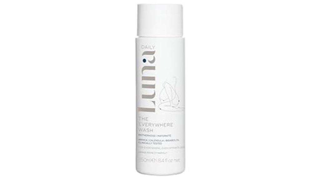 gentle body wash product