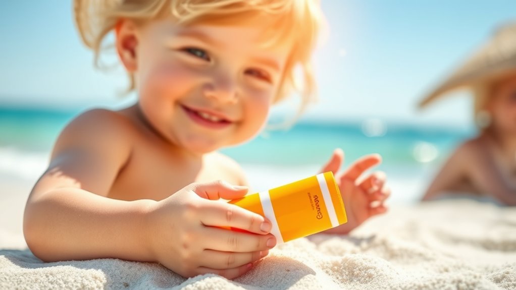 gentle sunscreen sticks for babies