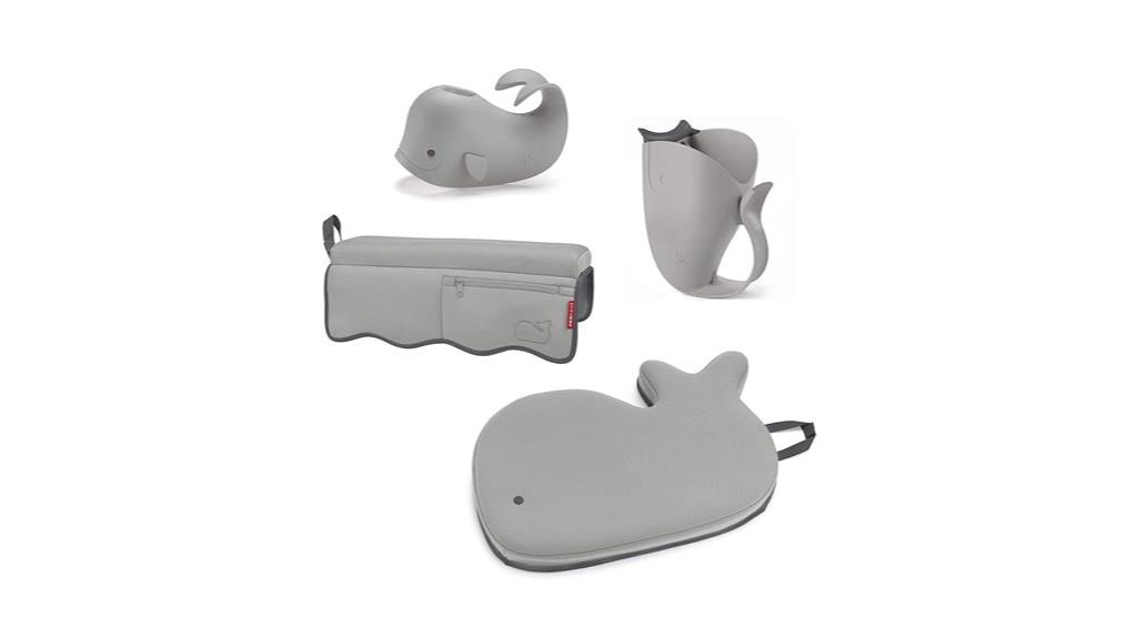 grey baby bath set