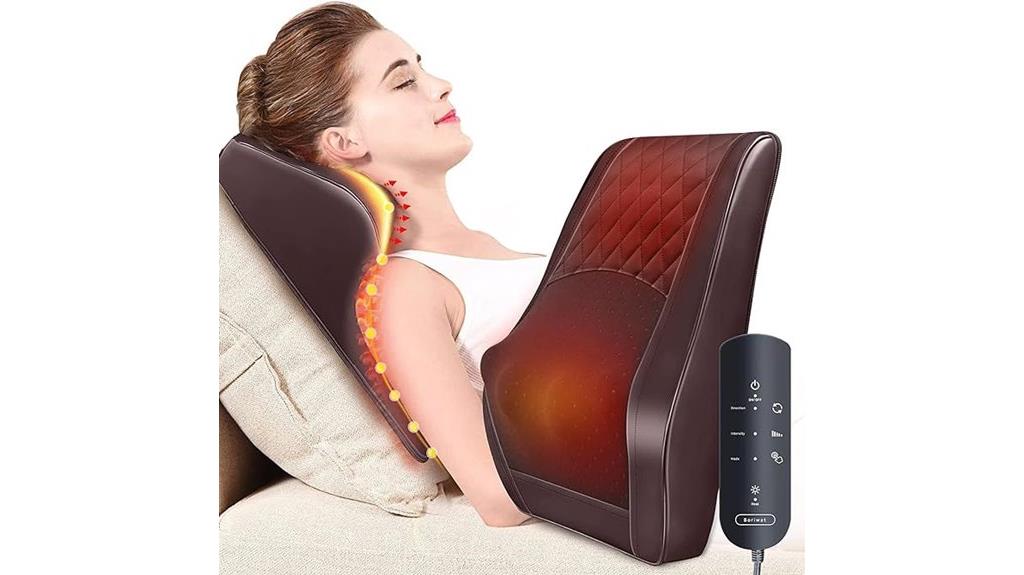 heat enhanced pain relief massager