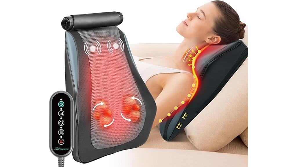 heated 3d kneading massager