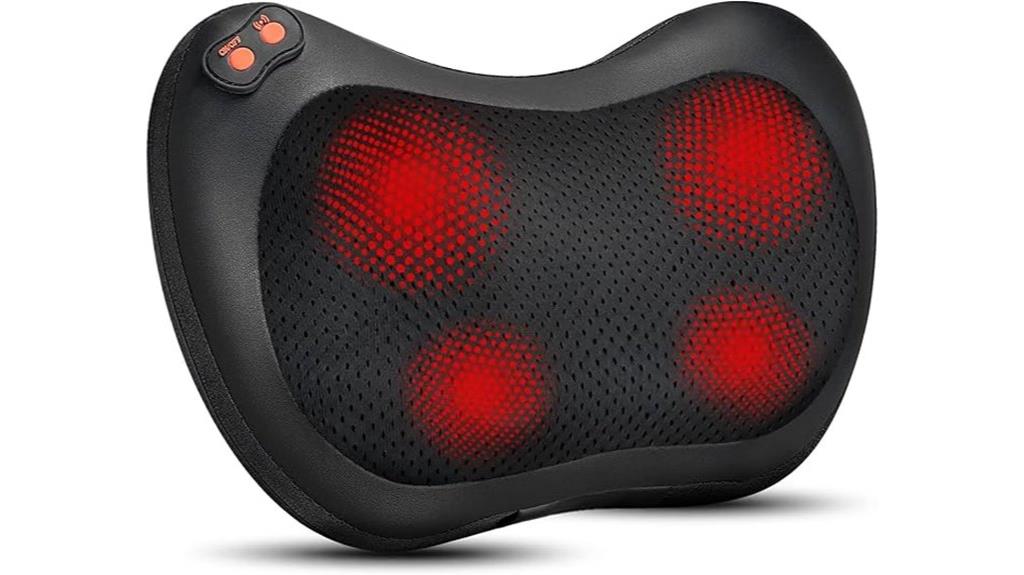 heated neck and back massage