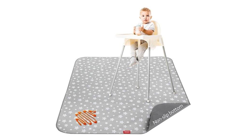 high chair floor mat