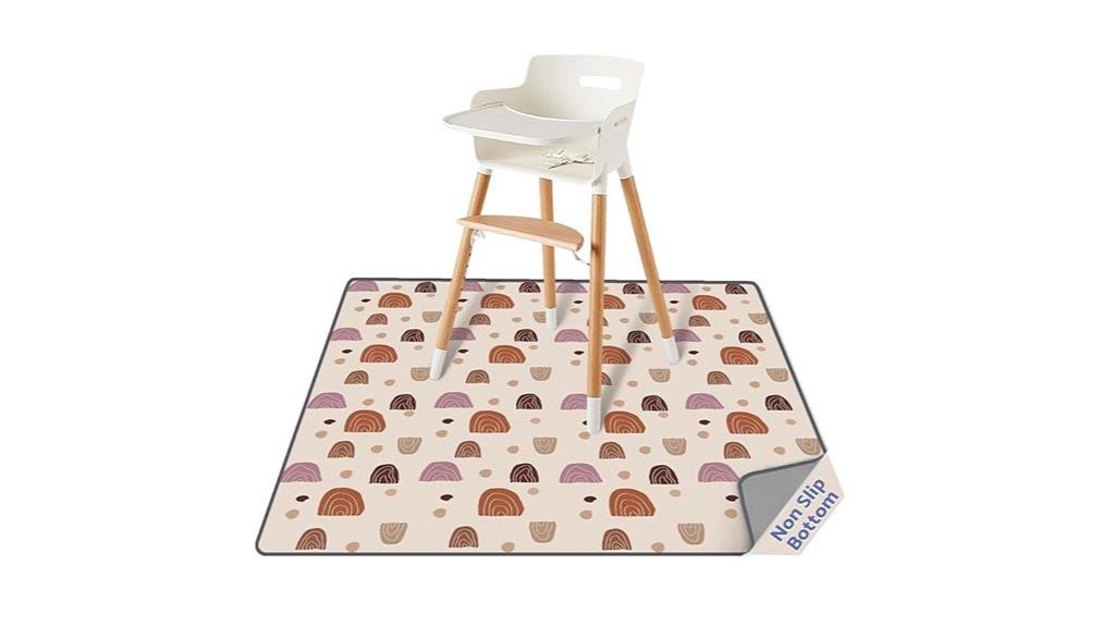 high chair splat mat