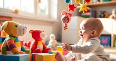 homemade toys engage infants