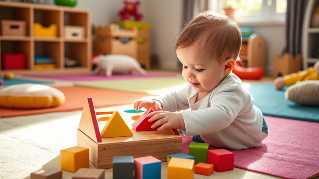 infant shape sorting activity