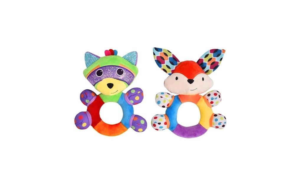 infant teething rattle toys
