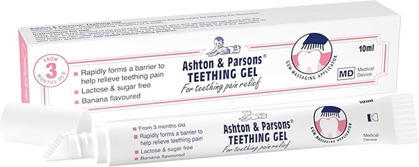 infant teething relief gel