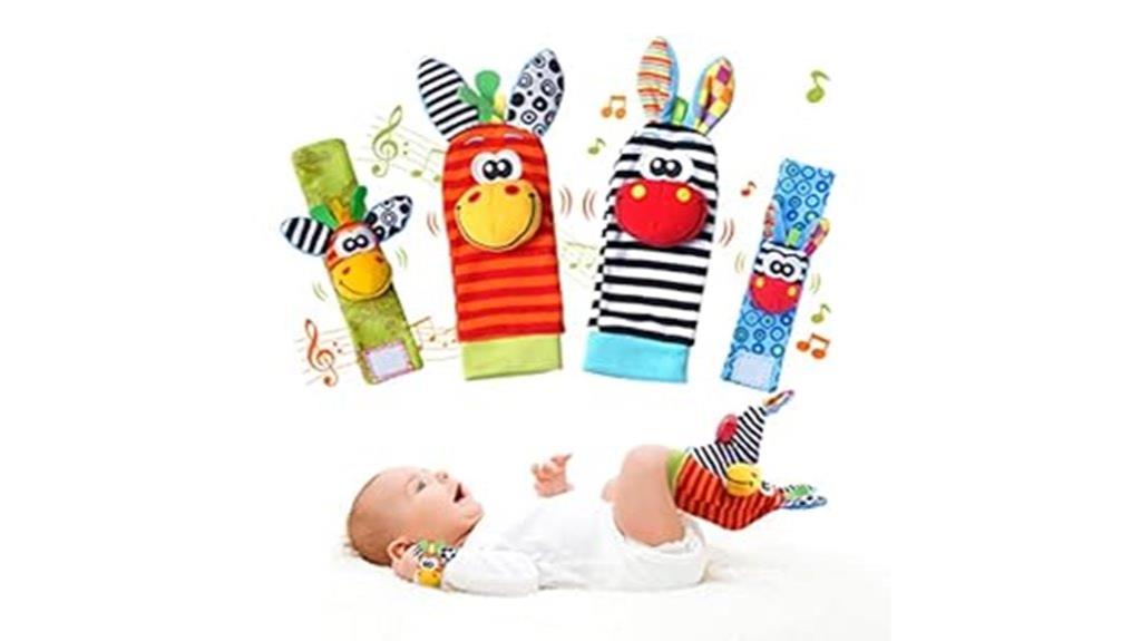 infant wrist rattles socks