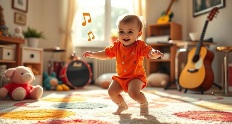 infants enjoying rhythmic movement