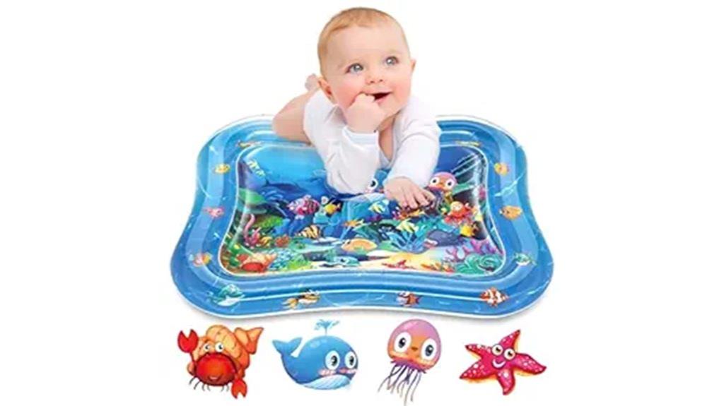 inflatable tummy time mat