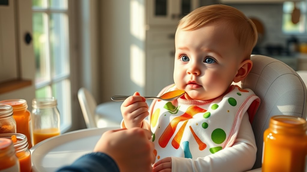 introducing solids to babies