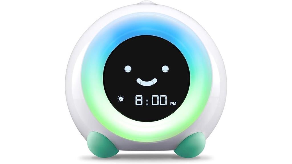 kids alarm clock night light