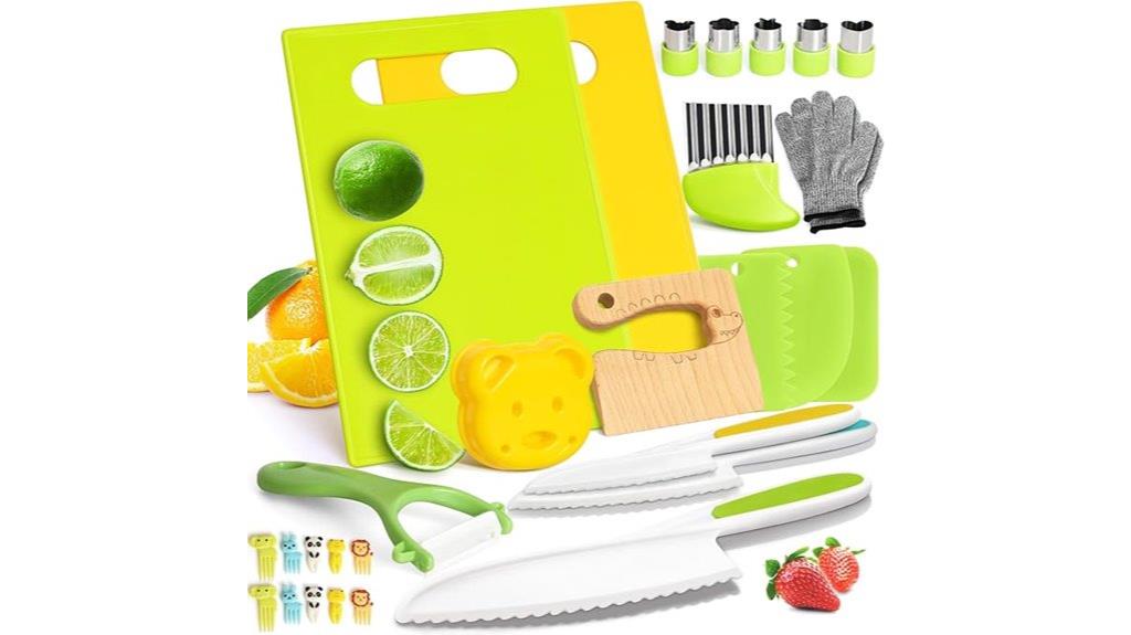 kids cooking knife set