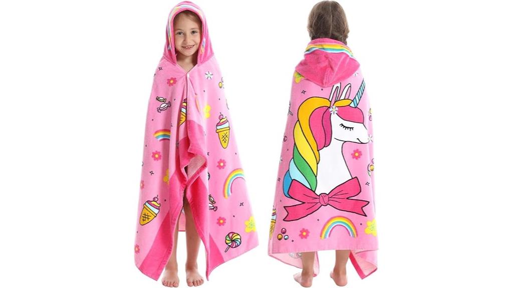 kids cotton hooded towels