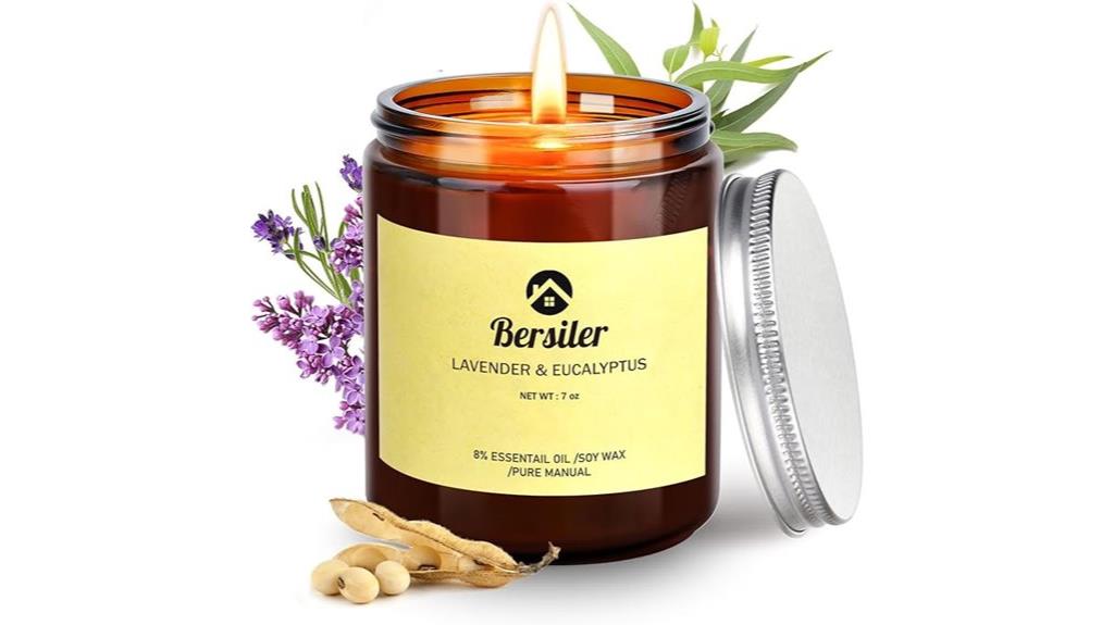 lavender eucalyptus scented candles