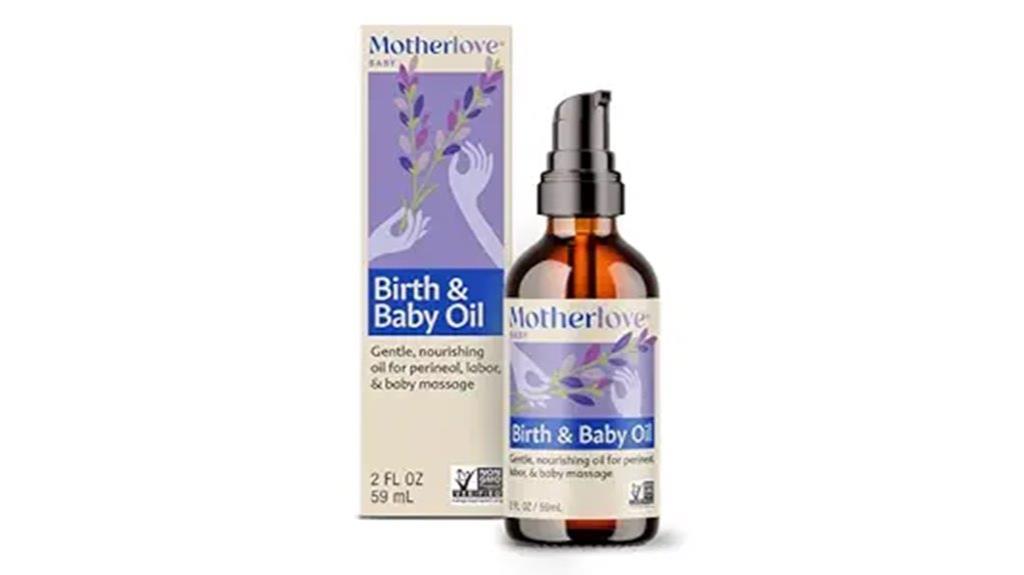 lavender infused organic baby oil