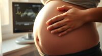 listening to baby s heartbeat