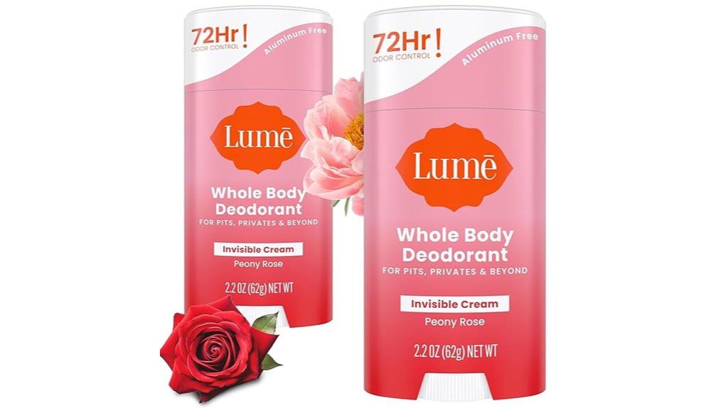 lume deodorant cream stick