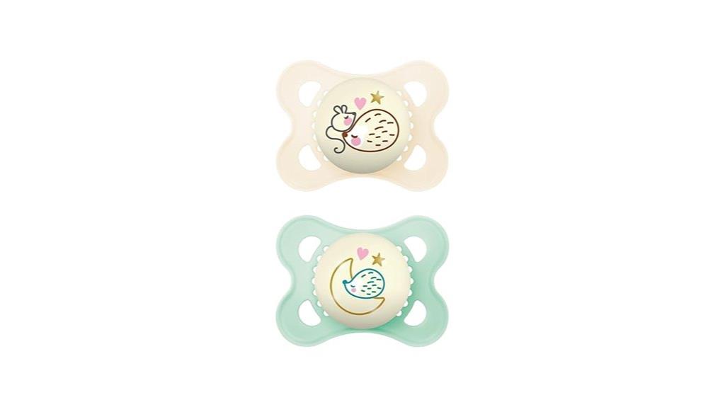 mam night pacifiers for infants