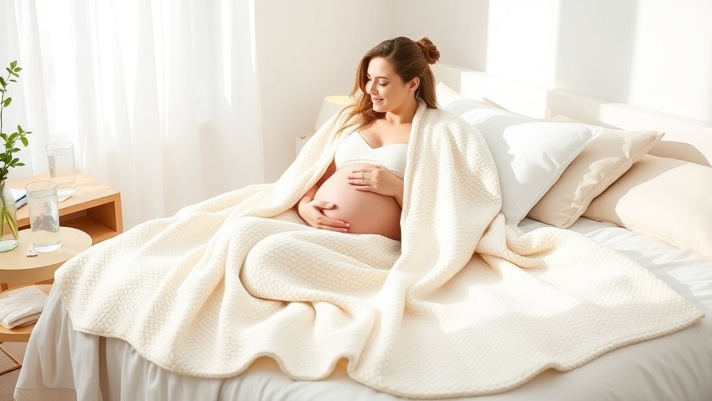 maternity cooling blanket selection
