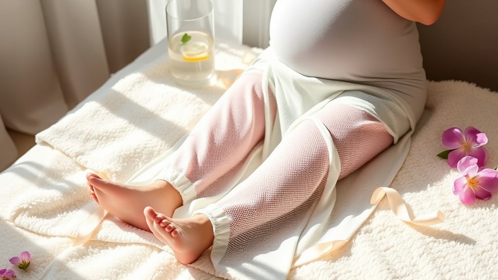 maternity cooling leg wrap considerations