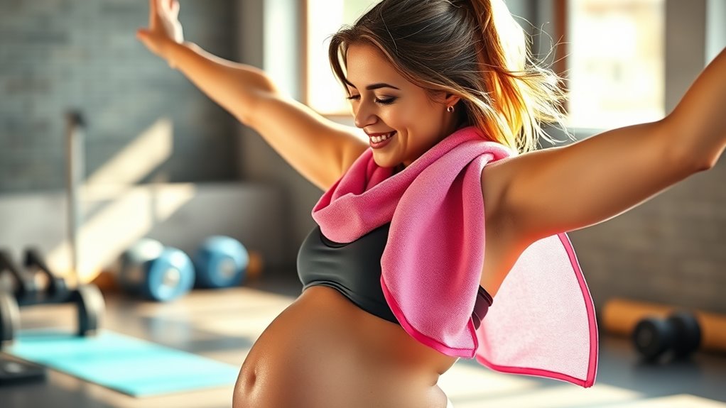 maternity cooling towels workouts