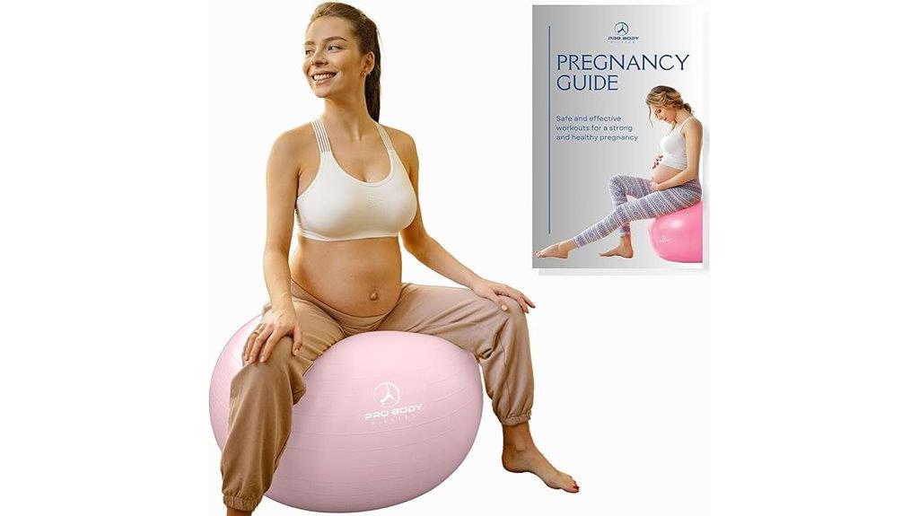 maternity exercise stability ball