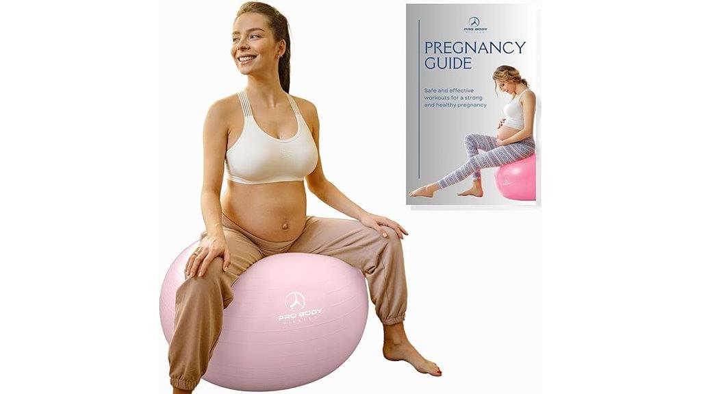 maternity exercise with ball