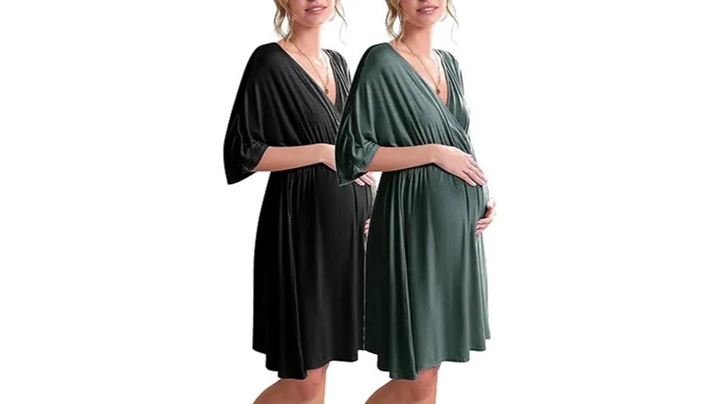 maternity hospital gown set