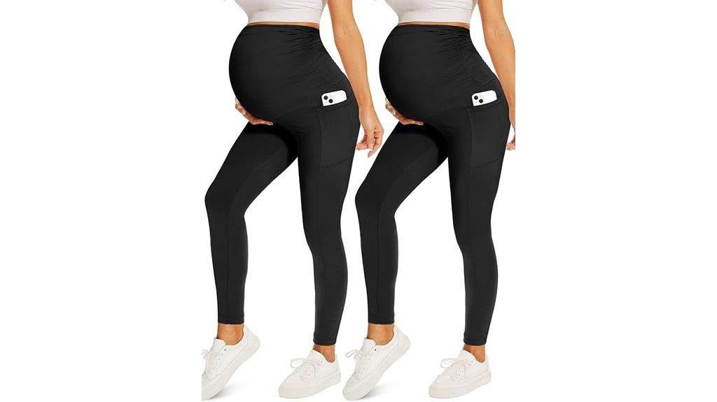 maternity leggings with pockets