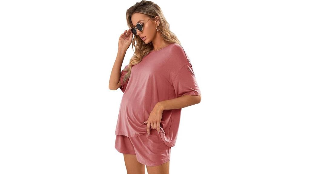 maternity pajama set two piece