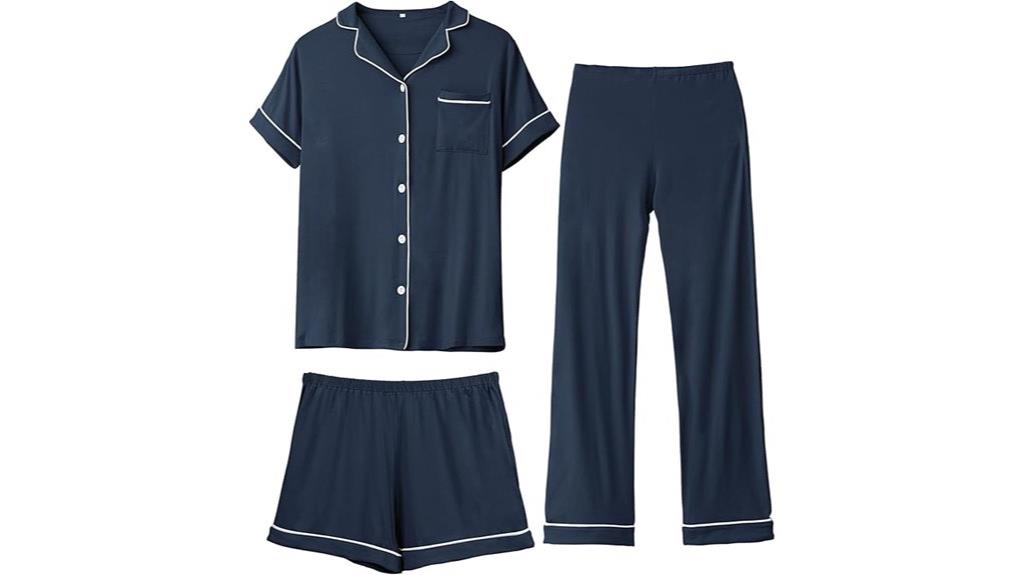 maternity pajamas three pieces