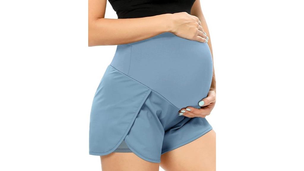 maternity running shorts designed