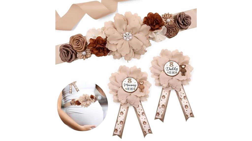 maternity sash teddy bear