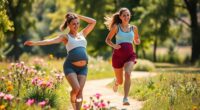 maternity workout shorts selection