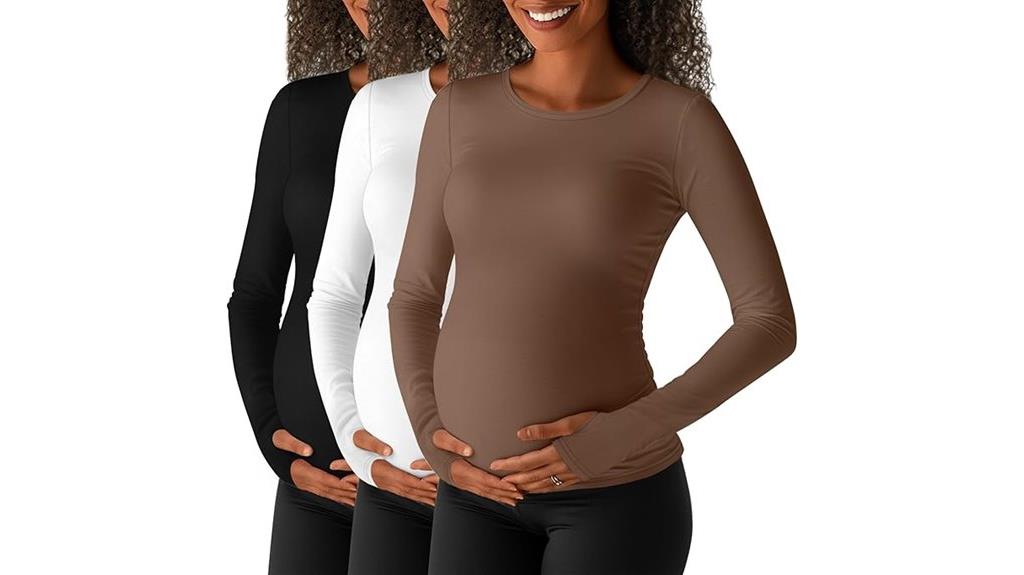 maternity yoga shirts pack