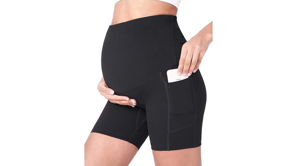 maternity yoga shorts designed