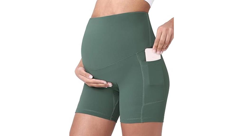 maternity yoga shorts for women
