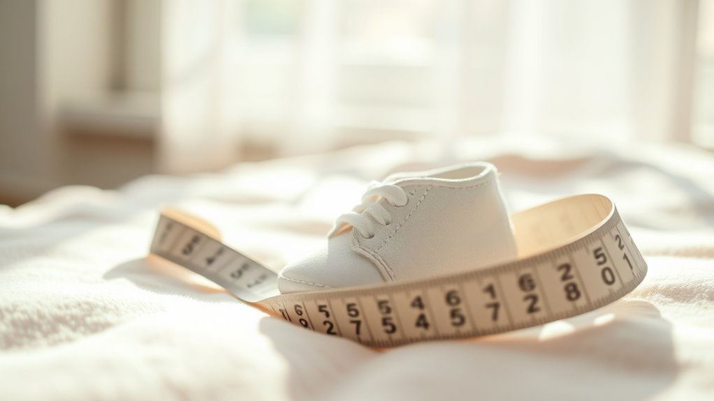 measuring infant foot size