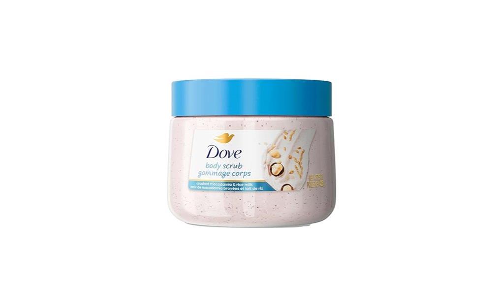 moisturizing body scrub product