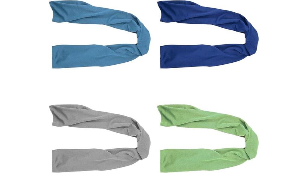 multicolor cooling towel packs